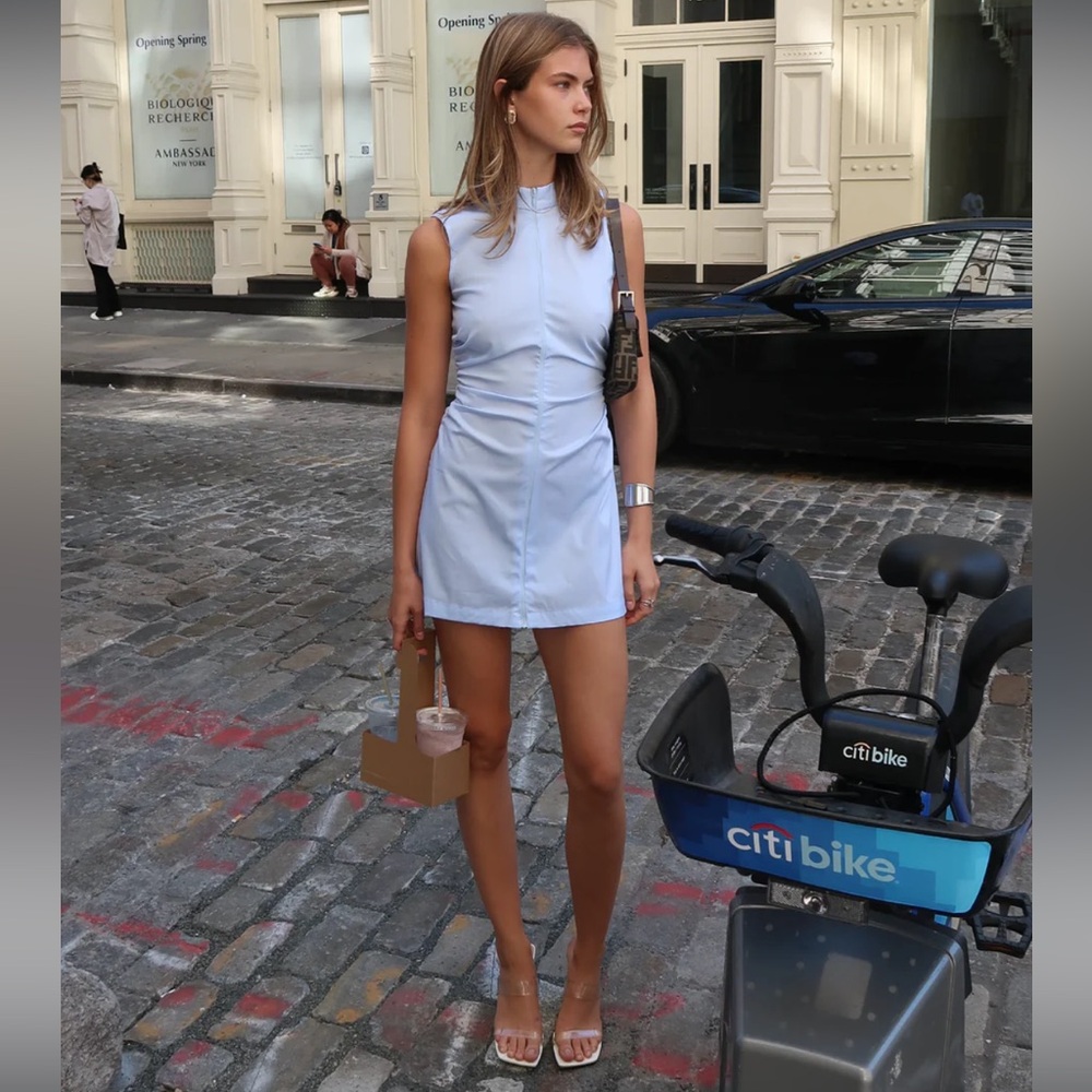 NWT Mode Mischief zip mini dress